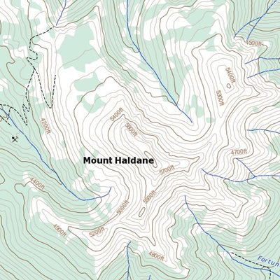 Natural Resources Canada Mount Haldane, YT (105M13 Toporama) digital map