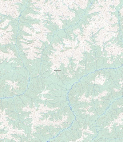 Natural Resources Canada Mount Harper, YT (116B12 Toporama) digital map