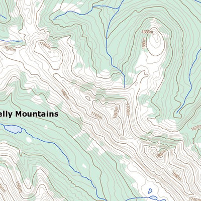 Natural Resources Canada Mount Hogg, YT (105F08 Toporama) digital map