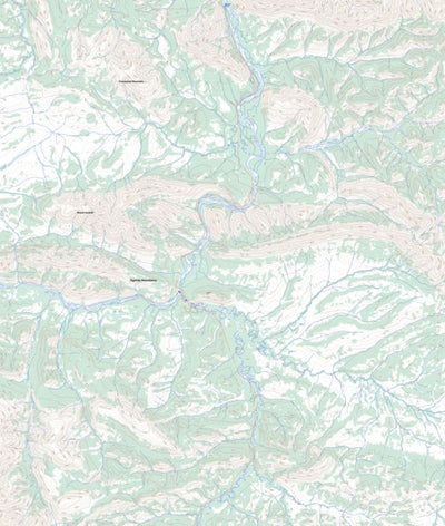 Natural Resources Canada Mount Jeckell, YT (116G08 Toporama) digital map