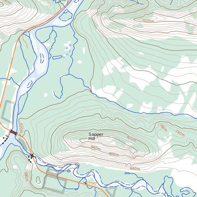 Natural Resources Canada Mount Jeckell, YT (116G08 Toporama) digital map