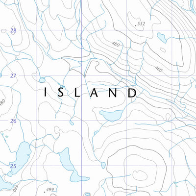 Natural Resources Canada Mount Joy, NU (025N05 CanTopo) digital map