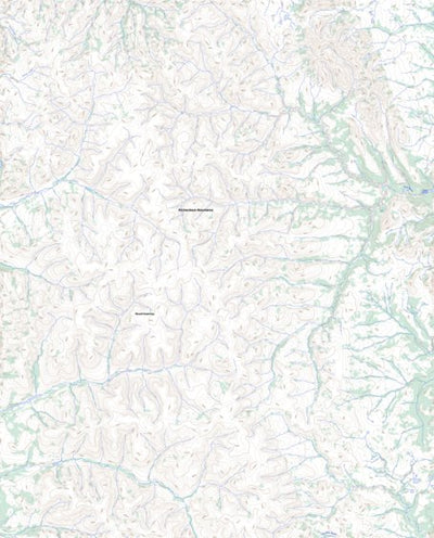 Natural Resources Canada Mount Kearney, YT (106L05 Toporama) digital map