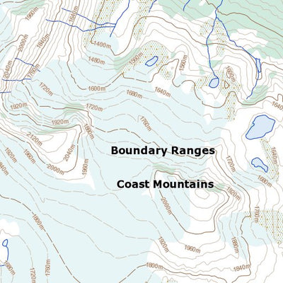 Natural Resources Canada Mount Kelsall, BC (114P16 Toporama) digital map