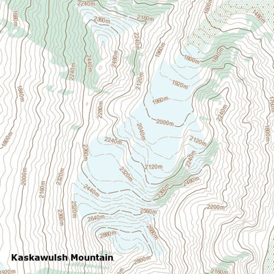Natural Resources Canada Mount Leacock, YT (115B10 Toporama) digital map