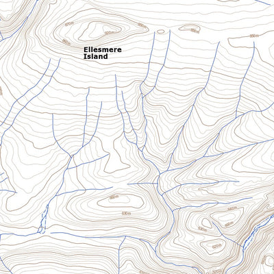 Natural Resources Canada Mount Nebel, NU (340D03 Toporama) digital map
