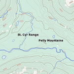 Natural Resources Canada Mount Patterson, YT (105F13 Toporama) digital map