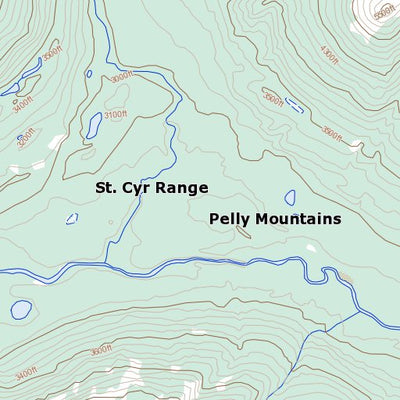 Natural Resources Canada Mount Patterson, YT (105F13 Toporama) digital map