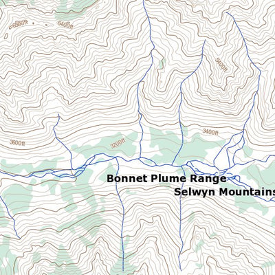 Natural Resources Canada Mount Profeit, YT (106C14 Toporama) digital map