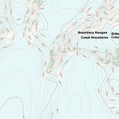 Natural Resources Canada Mount Ratz, BC (104F08 Toporama) digital map