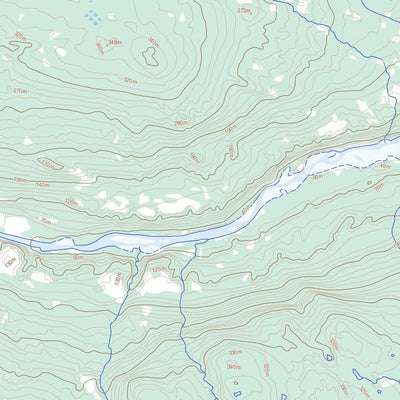 Natural Resources Canada Mount Sawyer, NL (013F14 Toporama) digital map
