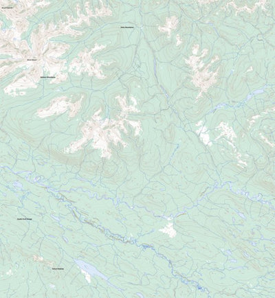 Natural Resources Canada Mount Selous, YT (105K16 Toporama) digital map