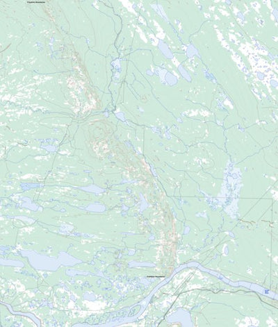 Natural Resources Canada Mount St. Charles, NT (096F02 Toporama) digital map