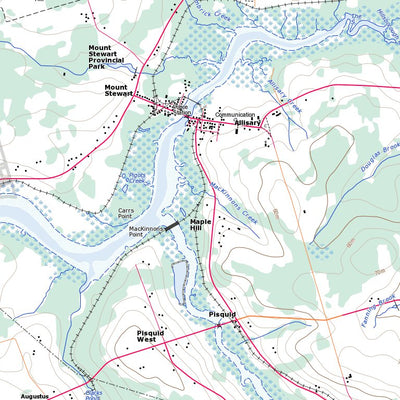 Natural Resources Canada Mount Stewart, PE (011L07 Toporama) digital map