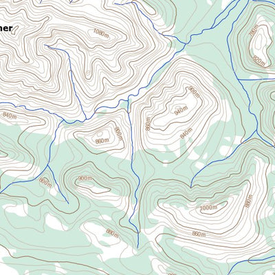 Natural Resources Canada Mount Turner, YT (116H08 Toporama) digital map