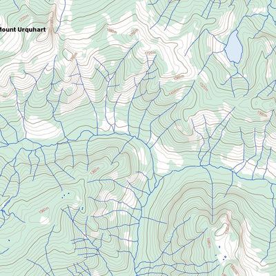 Natural Resources Canada Mount Urquhart (092H12 Toporama) digital map