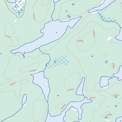 Natural Resources Canada Mountain Lake, NT (075A14 Toporama) digital map