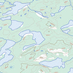Natural Resources Canada Mountain Lake, NT (075A14 Toporama) digital map