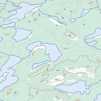 Natural Resources Canada Mountain Lake, NT (075A14 Toporama) digital map