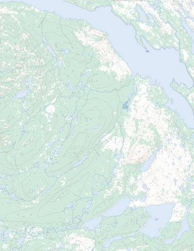 Natural Resources Canada Mountain Lake, NU (086N06 Toporama) digital map