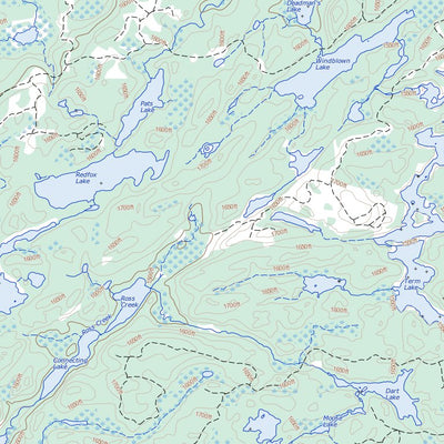 Natural Resources Canada Mowe Lake, ON (052B07 Toporama) digital map