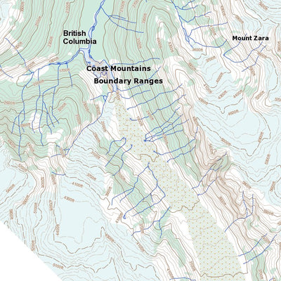 Natural Resources Canada Mt Lewis Cass, BC (104B06 Toporama) digital map
