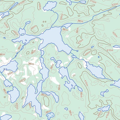 Natural Resources Canada Muir Lake, NT (085P06 Toporama) digital map