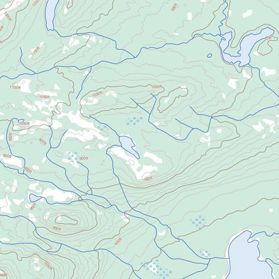 Natural Resources Canada Mulligan Bay, NL (013G13 Toporama) digital map