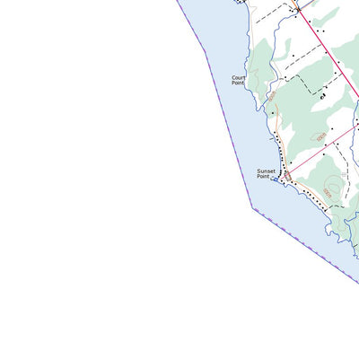 Natural Resources Canada Munuscong Lake, ON (041K01 Toporama) digital map