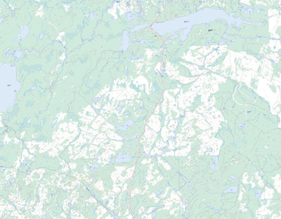 Natural Resources Canada Nagagamisis Lake, ON (042F07 Toporama) digital map