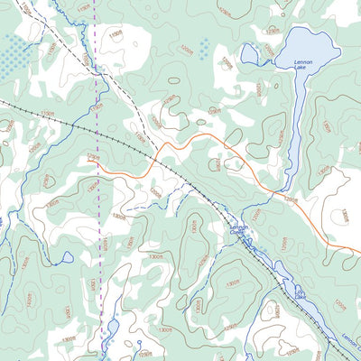 Natural Resources Canada Nagagamisis Lake, ON (042F07 Toporama) digital map