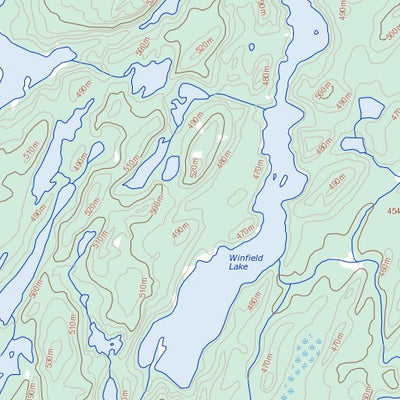 Natural Resources Canada Nagle Lake, SK (074A03 Toporama) digital map
