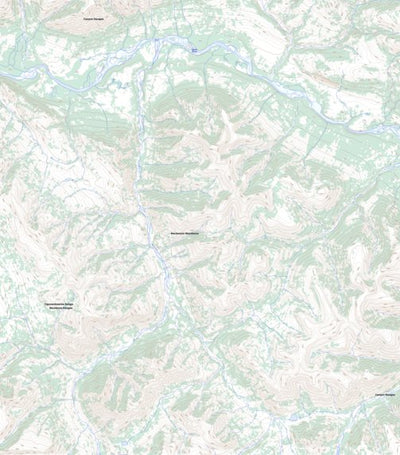 Natural Resources Canada Nainlin Brook, NT (096D03 Toporama) digital map