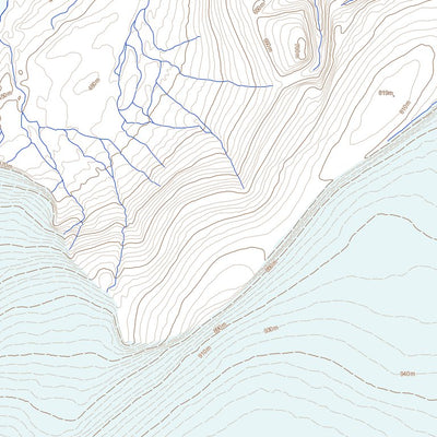 Natural Resources Canada Nan Lake, NU (340D01 Toporama) digital map