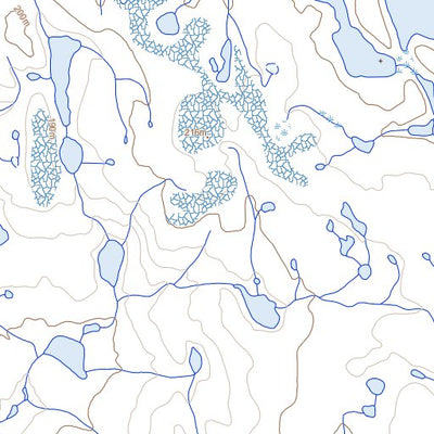 Natural Resources Canada Nanau Lake, NU (056E12 Toporama) digital map