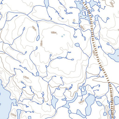 Natural Resources Canada Nanau Lake, NU (056E12 Toporama) digital map