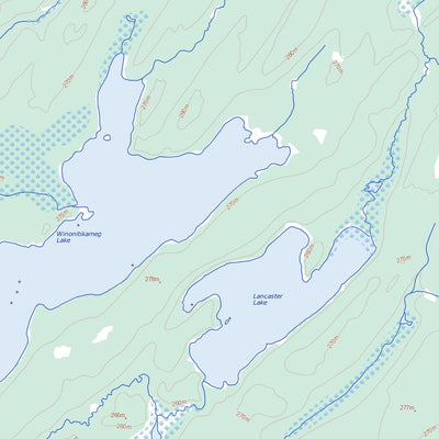 Natural Resources Canada Nankika Lake, ON (053A08 Toporama) digital map