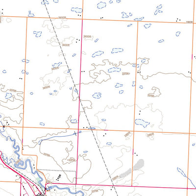 Natural Resources Canada Nanton, AB (082I05 Toporama) digital map