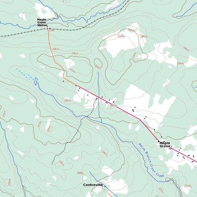 Natural Resources Canada Napadogan, NB (021J07 Toporama) digital map