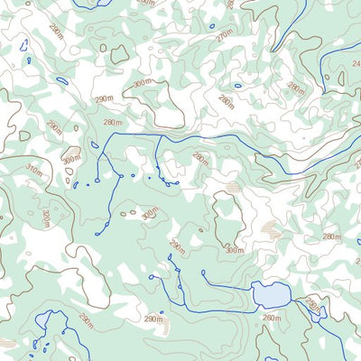 Natural Resources Canada Nares Lake, MB (064I08 Toporama) digital map