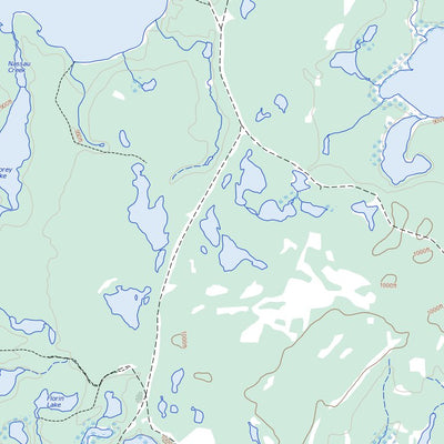 Natural Resources Canada Nassau Lake, ON (042F09 Toporama) digital map