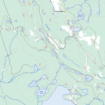 Natural Resources Canada Nassau Lake, ON (042F09 Toporama) digital map