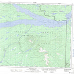 Natural Resources Canada Natalkuz Lake, BC (093F06 CanMatrix) digital map