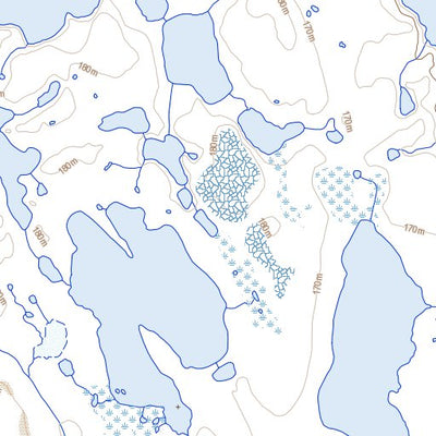 Natural Resources Canada Naujatuuq Lake, NU (066G03 Toporama) digital map