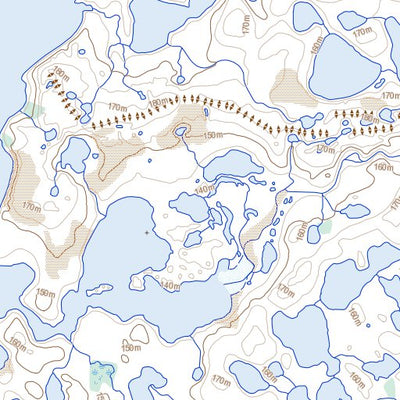 Natural Resources Canada Naujatuuq Lake, NU (066G03 Toporama) digital map