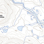 Natural Resources Canada Naulingniarvik Lake (046O16 Toporama) digital map