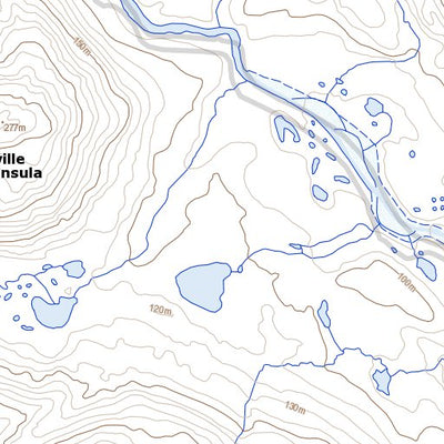 Natural Resources Canada Naulingniarvik Lake (046O16 Toporama) digital map