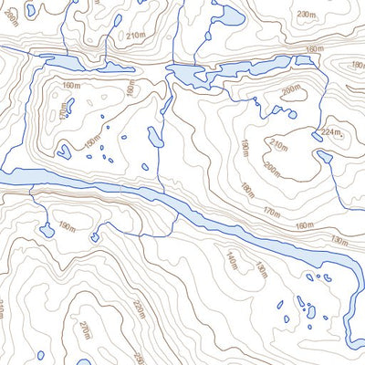 Natural Resources Canada Naulingniarvik Lake (046O16 Toporama) digital map