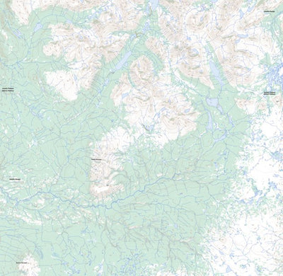 Natural Resources Canada Nazcha Creek, BC (104O03 Toporama) digital map