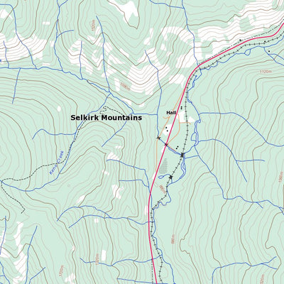 Natural Resources Canada Nelson, BC (082F06 Toporama) digital map